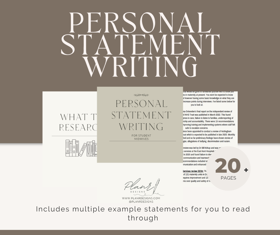 Personal Statement Writing Guide