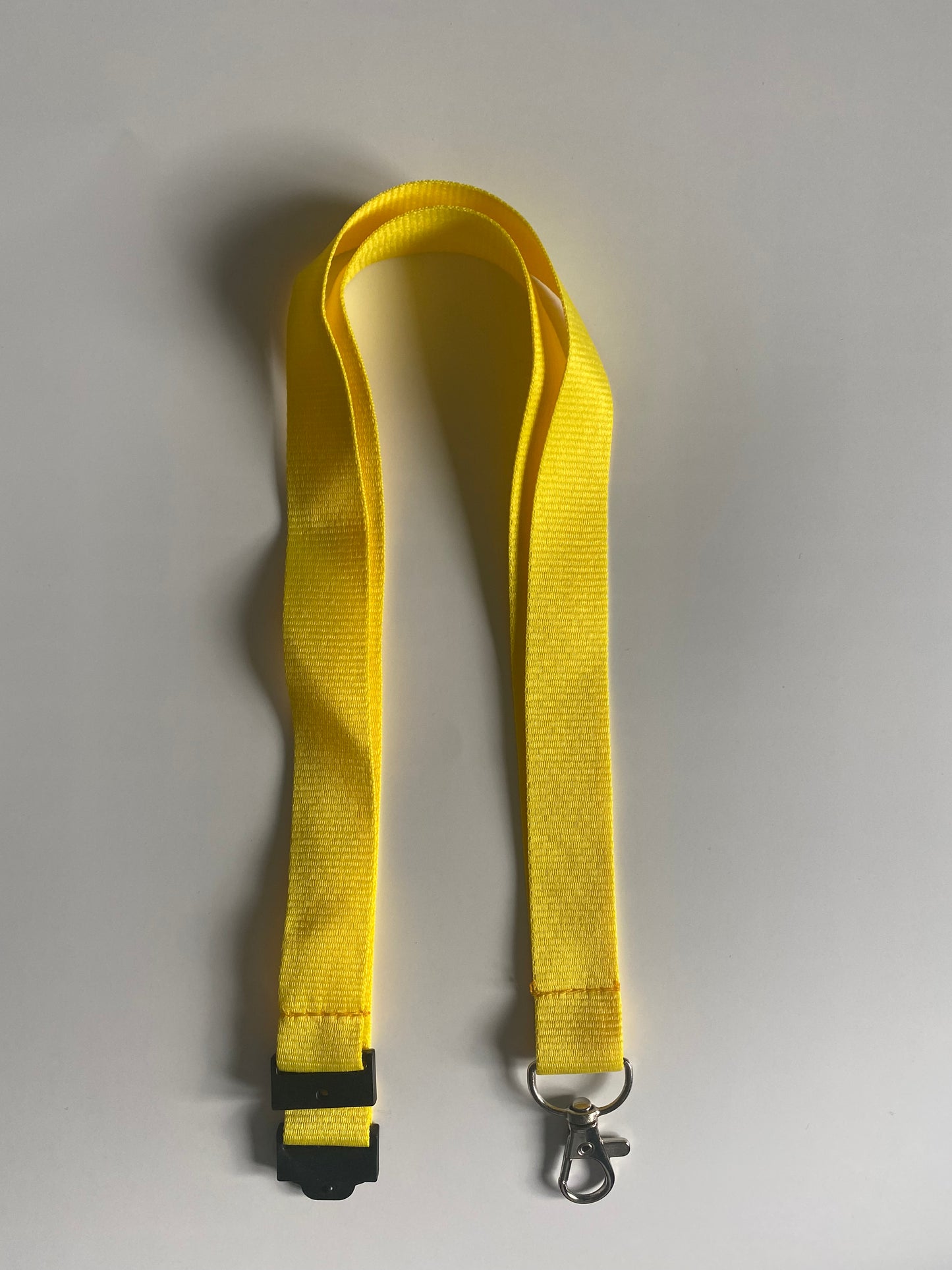 Personalised lanyard / bright yellow