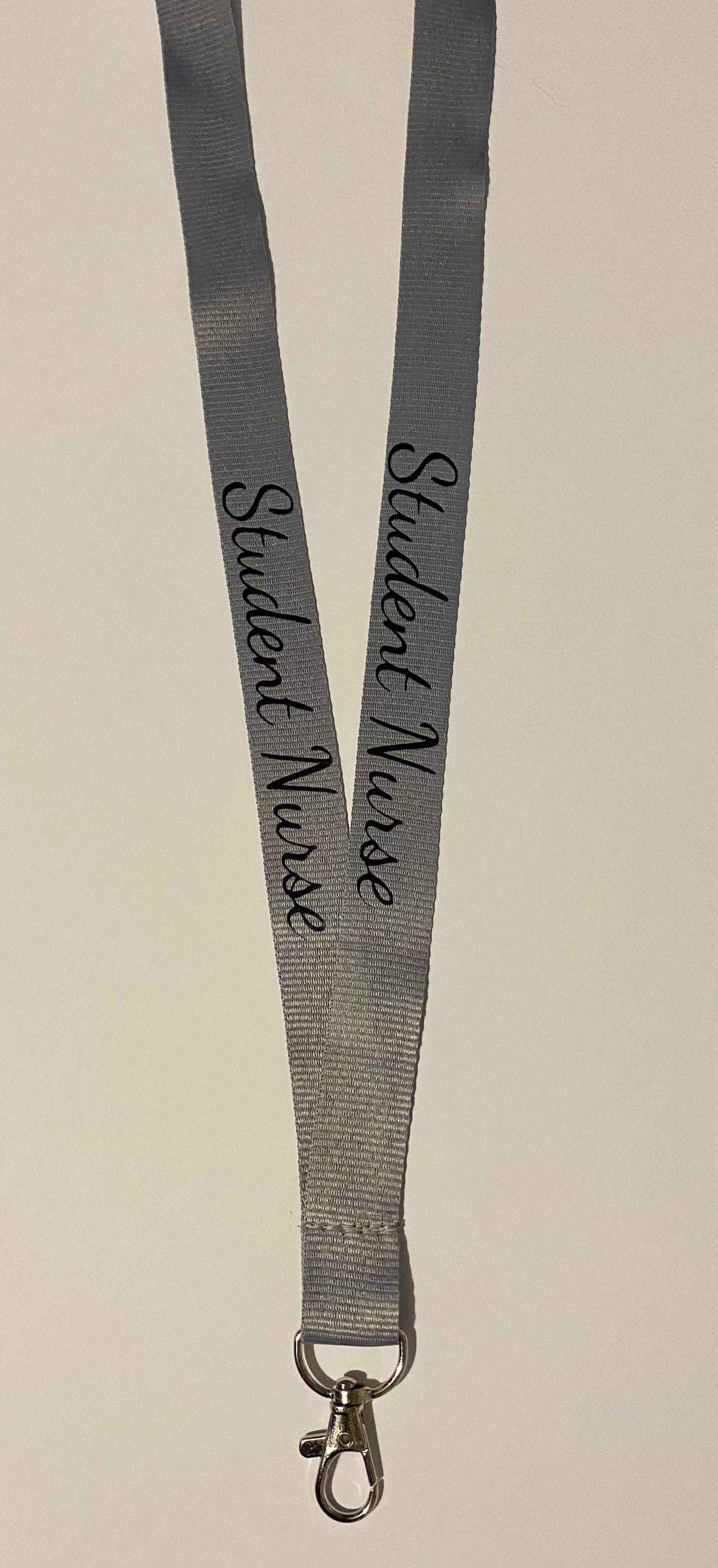 Personalised Lanyard / Grey
