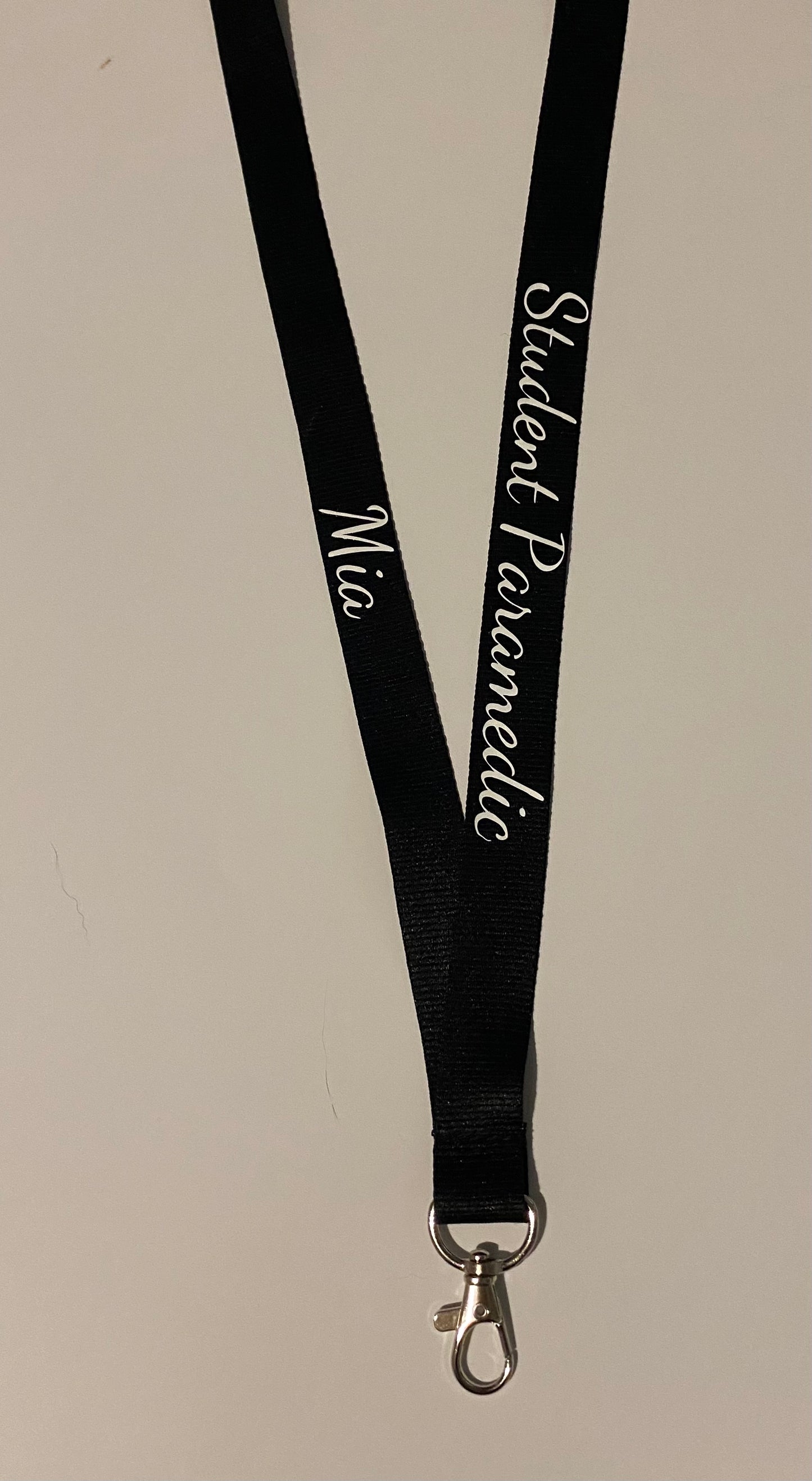Personalised Lanyard / Black