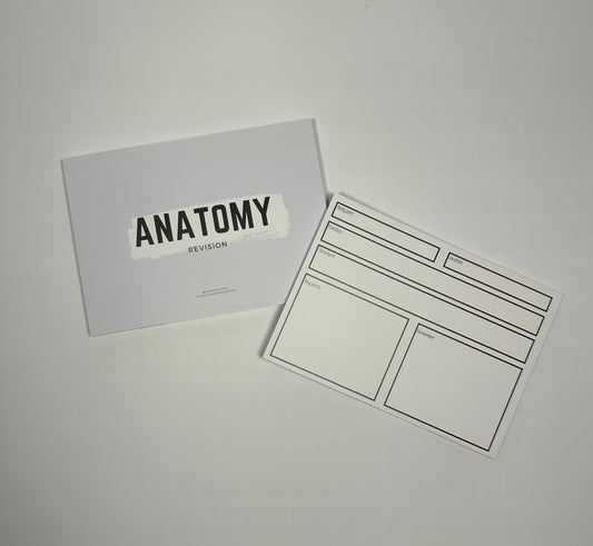 Anatomy revision flashcards