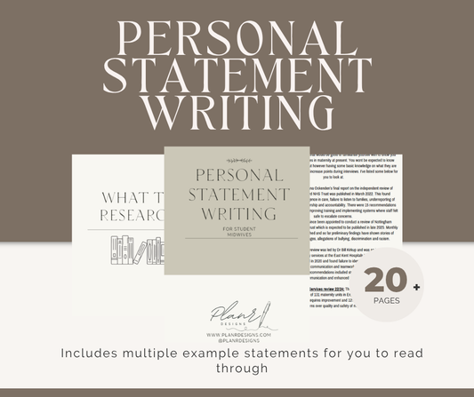 Personal Statement Writing Guide