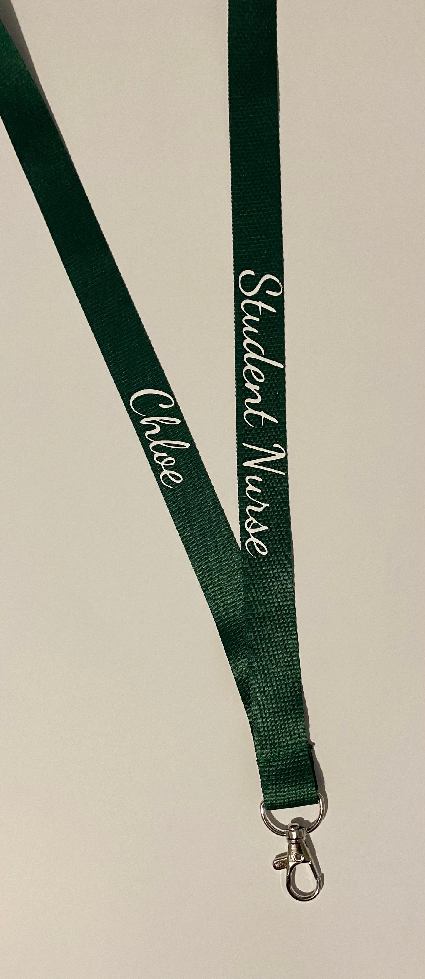 Personalised Lanyard / Green