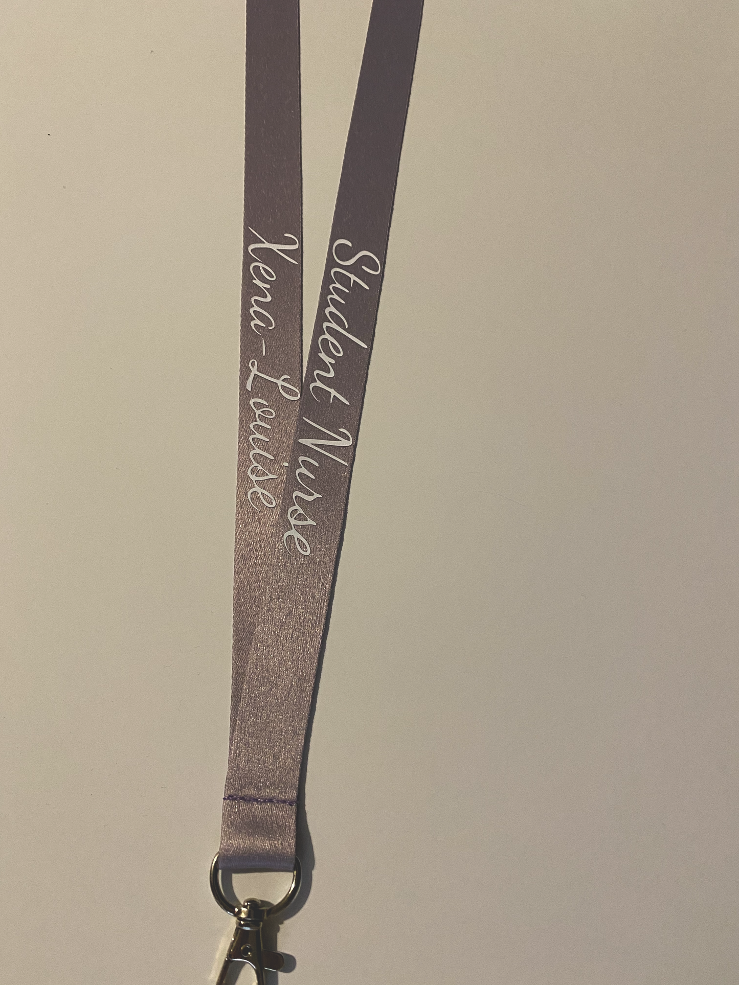 Personalised Lanyard / Lavender